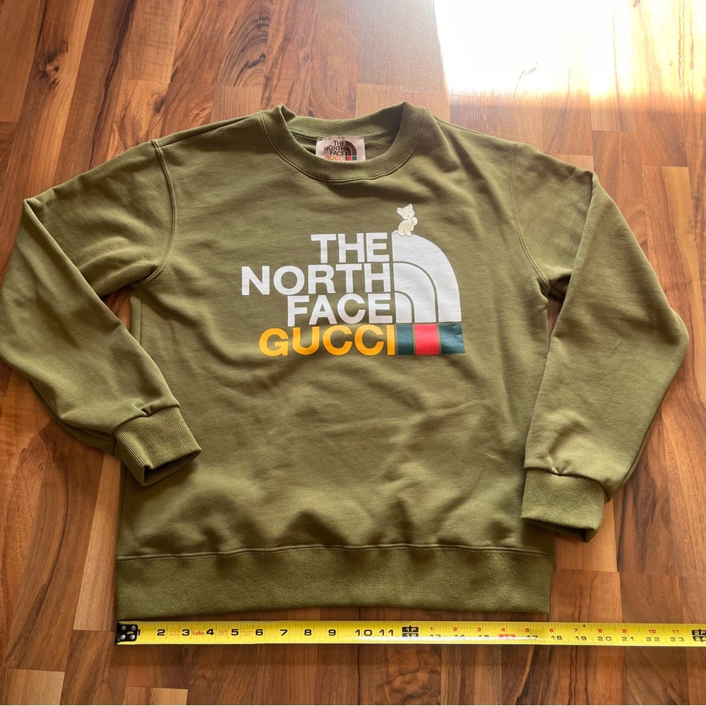 Gucci Olive Green Crewneck Sweater